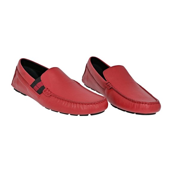 Gucci Men's New Praga Printed Leather Loafers - Picture 1 of 6